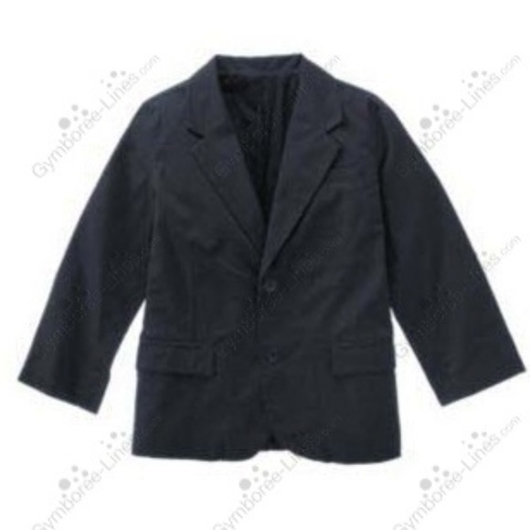 NWT Gymboree 2009 Easter Line Navy Blue 2 Button Blazer Flap Pockets XS - Picture 1 of 14